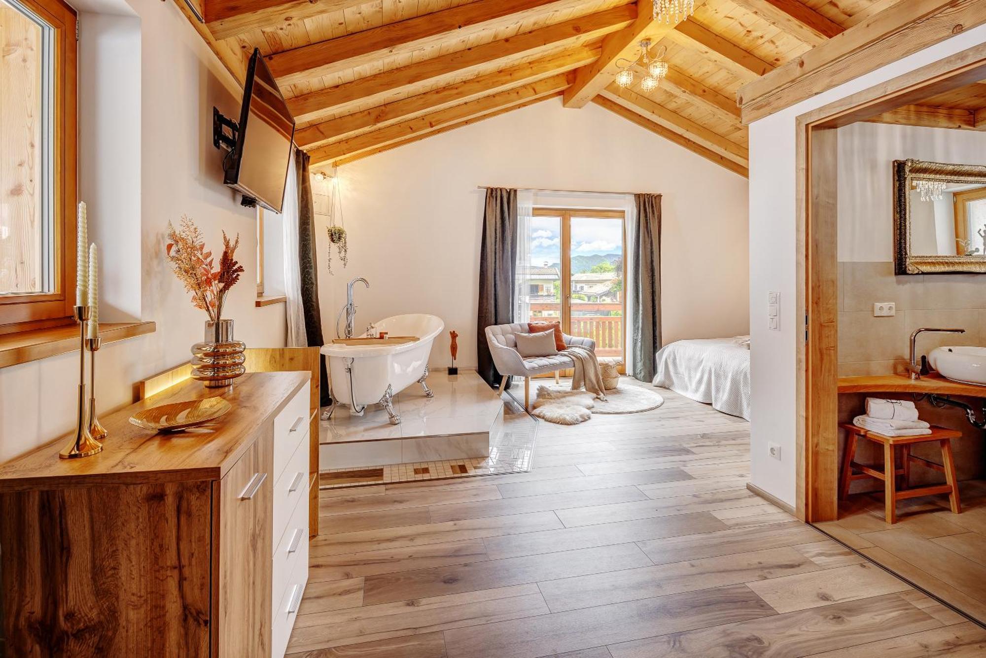 Landhaus Trinis - Kleine Kaffee Tee Theke Mit Kuehlschrank - Parkplatz Rotta Kültér fotó